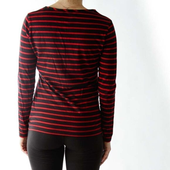 Brooks Brothers Black Red Striped T-Shirt - Picture 3 of 3